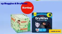 Bol.com op Huggies & DryNites aanbieding