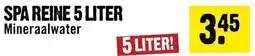 Dirck 3 SPA REINE 5 LITER Mineraalwater aanbieding