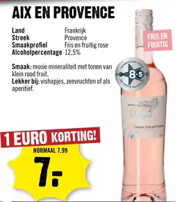 Dirck 3 AIX EN PROVENCE aanbieding
