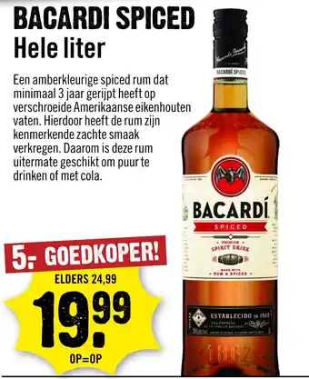 Dirck 3 BACARDI SPICED aanbieding