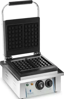 Bol.com Royal Catering Wafelijzer - 2.000 Watt - rechthoekig aanbieding