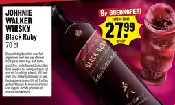Dirck 3 JOHHNIE WALKER WHISKY Black Ruby aanbieding