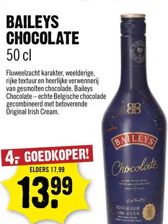 Dirck 3 BAILEYS CHOCOLATE aanbieding