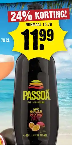 Dirck 3 PASSOA The passion drink aanbieding
