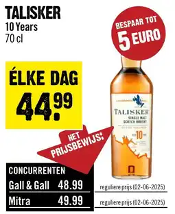 Dirck 3 TALISKER aanbieding