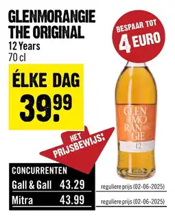 Dirck 3 GLENMORANGIE THE ORIGINAL aanbieding