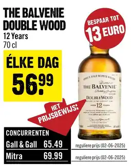 Dirck 3 THE BALVENIE DOUBLE WOOD aanbieding