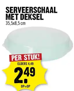 Dirck 3 SERVEERSCHAAL MET DEKSEL aanbieding