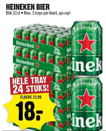 Dirck 3 Heineken Bier aanbieding