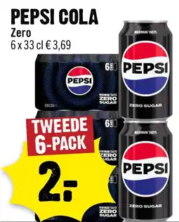 Dirck 3 PEPSI COLA Zero aanbieding