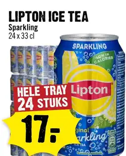 Dirck 3 Lipton ice tea Sparkling aanbieding