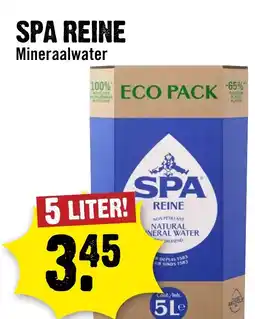 Dirck 3 SPA REINE Mineraalwater aanbieding