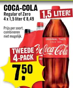 Dirck 3 Coca-cola Regular of Zero aanbieding