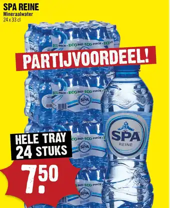 Dirck 3 SPA REINE Mineraalwater aanbieding