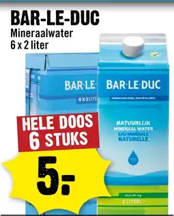 Dirck 3 BAR-LE-DUC Mineraalwater aanbieding