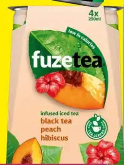 Dirck 3 FUZE TEA Perzik Hibiscus aanbieding