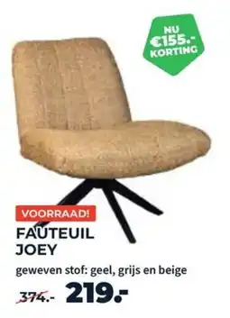 Matrasconcurrent Fauteuil Joey aanbieding