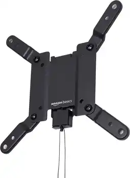 Amazon Amazon Basics Tv-muurbeugel voor tv's van 12 tot 40 inch en VESA 200 x 200, gefixeerd, zwart aanbieding