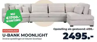 Matrasconcurrent U bank moonlight aanbieding