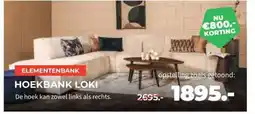 Matrasconcurrent Hoekbank loki aanbieding