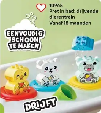 LEGO 10965 Pret in bad: drijvende dierentrein aanbieding
