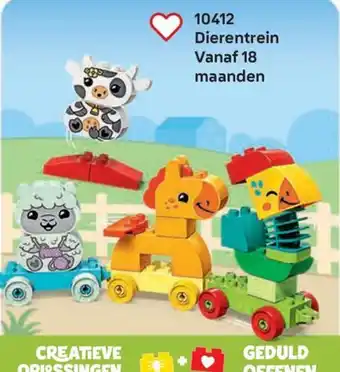 LEGO 10412 Dierentrein aanbieding