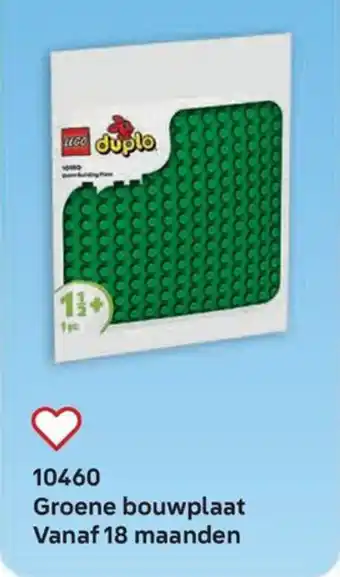 LEGO 10460 Groene bouwplaat aanbieding