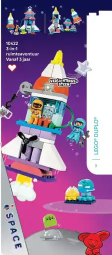LEGO 10422 3in1 ruimteavontuur aanbieding