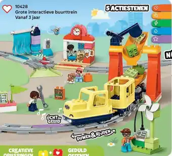 LEGO 10428 Grote interactieve buurttrein aanbieding