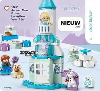LEGO 10455 Anna en Elsa's Frozen kasteelfeest aanbieding