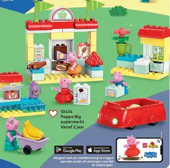 LEGO 10434 Peppa Big supermarkt aanbieding