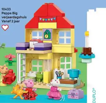 LEGO 10433 Peppa Big verjaardagshuis aanbieding