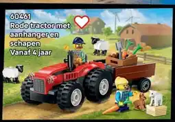 LEGO 60461 Rode tractor met aanhanger en schapen aanbieding