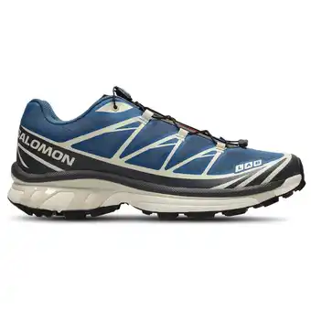 Foot Locker Salomon Xt-6 Heren Schoenen - Blauw - Maat: 42 2/3 - Mesh/Synthetisch - Foot Locker aanbieding