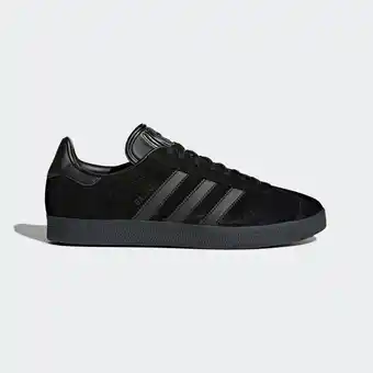 Foot Locker Adidas Gazelle Heren Schoenen - Zwart - Maat: 38 - Leer - Foot Locker aanbieding