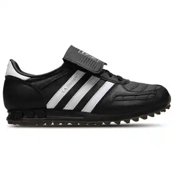 Foot Locker Adidas LA Trainer Heren Schoenen - Zwart - Maat: 43 1/3 - Leer - Foot Locker aanbieding