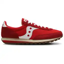 Foot Locker Saucony Trainer 80 Heren Schoenen - Rood - Maat: 40 - Nylon - Foot Locker aanbieding