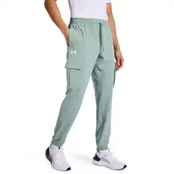 Foot Locker Under Armour Stretch Woven Heren Broeken - Groen - Maat: S - Foot Locker aanbieding