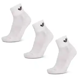 Foot Locker Adidas Originals Unisex Sokken - Wit - Maat: 43-45 - Foot Locker aanbieding