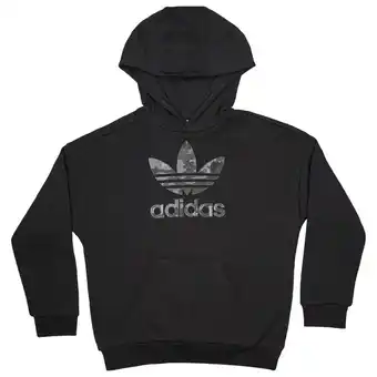 Foot Locker Adidas Trefoil Unisex Hoodies - Grijs - Maat: 135 - 140 CM - Katoen Fleece - Foot Locker aanbieding
