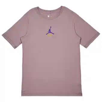 Foot Locker Jordan Flight Unisex T-shirts - Paars - Maat: 137 - 147 CM - Katoen Jersey - Foot Locker aanbieding