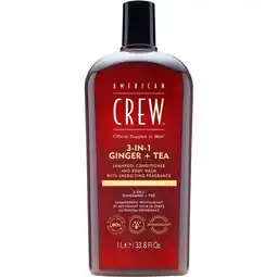 Douglas American Crew 3-in-1 Ginger + Tea Shampoo, Conditioner and Body Wash aanbieding