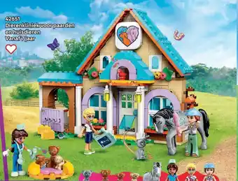 LEGO 42651 Dierenkliniek voor paarden en huisdieren aanbieding