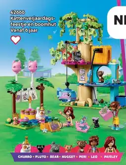 LEGO 42666 Kattenverjaardags feestje en boomhut aanbieding