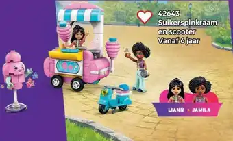 LEGO 42643 Suikerspinkraam en scooter aanbieding