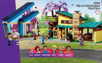 LEGO 42620 Olly en Paisley's huizen aanbieding