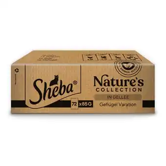 Zooplus 72 x 85g Sheba Nature's Collection Gevogelte Variatie in gelei nat kattenvoer aanbieding