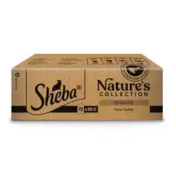 Zooplus 72 x 85g Sheba Nature's Collection Fijne Verscheidenheid in Saus nat kattenvoer aanbieding