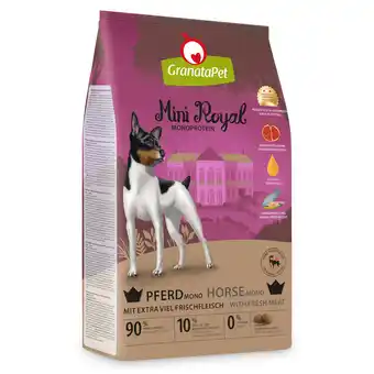 Zooplus Dubbelpak: 2x 1kg GranataPet Mini Royal Monoprotein Paard droog hondenvoer aanbieding