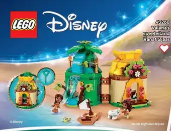 LEGO 43260 Vaiana's speeleiland aanbieding